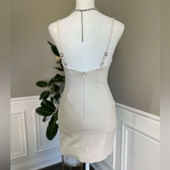 AREA Off-White Butterfly Cutout Crystal Minidress XS 795$ NWT - Picture 9 of 15